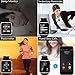 Sport Touch Screen Smartwatch Waterproof Bluetooth Smart Watch Phone with Camera Pedometer Sleep Monitor Music Player for iPhone/iOS/iPhone/Samsung/Android (A1Black)