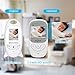 Baby Monitor with Digital Camera, INSMA 2.4'' Video LCD Display, Infrared Night Vision, Temperature Monitoring, 960 ft Range Rechargeable Battery, Two Way Talkback Function and Lullabies