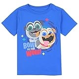 Disney/Puppy Dog Pals Toddler Boys' T-Shirt, Blue and Grey Sizes: 2T-4T