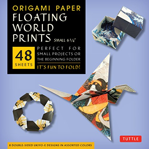 Origami Paper - Floating World Prints Small 6 3/4-48 Sheets: Tuttle Origami Paper: High-Quality Origami Sheets Printed with 8 Different Designs: Instructions for 6 Projects Included