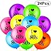 24 Pieces I Love 80s Balloons Assorted Color Latex 80s Balloons for 1980s Retro Themed Decorations Birthday Party
