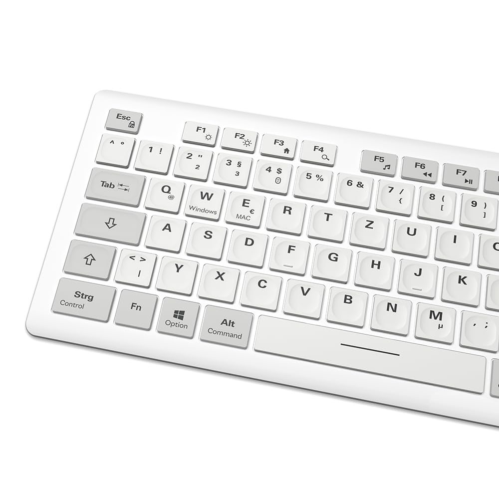 Sharkoon OfficePal K30W, Weiß, Drahtlose Tastatur 6