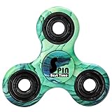 Best Time Spin Tri Fidget Spinner Metal EDC Finger Hand Toy, Perfect for Children and Adults Time Killer, ADHD Focus Anxiety Relief (Marble)