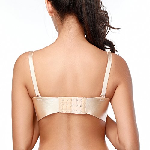 Bra Extender 2Hooks/3Hooks/4Hooks Bra Strap Extensions 9Pack(Black,White,Beige) - Thumbnail 2