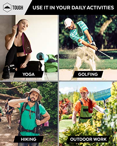 image for Tough Outdoors Instant Cooling Towel - Stay Cool, Fresh & Active for H
