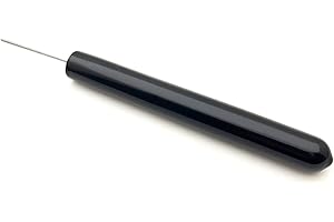 GROUND ZERO CREATIONS Paper Bead Roller Quilling Tool with 1" Slot in Metal Winding Pin - 1/16 Inch Diameter and Comfort Grip Handle