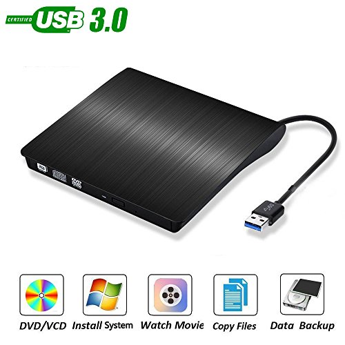 External-CD-DVD-Drive-Binken-USB-30-CD-DVD-Drive-RW-Slim-ROM-DriveWriterRewriterCD-Burner-High-Speed-Data-Transfer-for-Laptop-PC-Windows-Apple-Mac