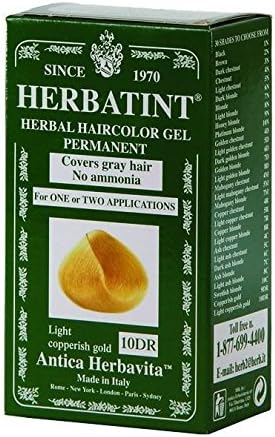 (10 PACK) - Herbatint 10Dr Light Copperish Gold | 150ml | 10 PACK - SUPER SAVER - SAVE MONEY