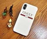 TSLME Designer Inspired G Style case Cover Wallet for Apple iPhone X 10/iPhone Xs (IPX/XS-White)