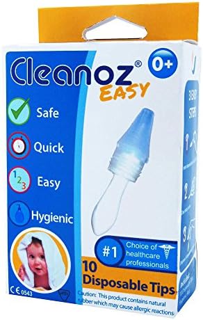 Cleanoz 10-Count Electric Nasal Aspirator Disposable Tips