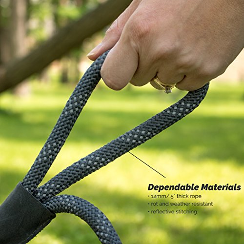 Tuff Mutt Dog Climbing Inspired Rope Leash for Medium Large Breeds