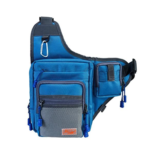 Piscifun-Sports-Shoulder-Bag-Fishing-Tackle-Bag-Crossbody-Messenger-Sling-Bags