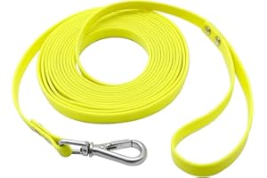 NIMBLE Long Dog Leash Waterproof Recall Training Lead Outdoor Long Line Great for Training, Beach, Play, Camping, or Backyard