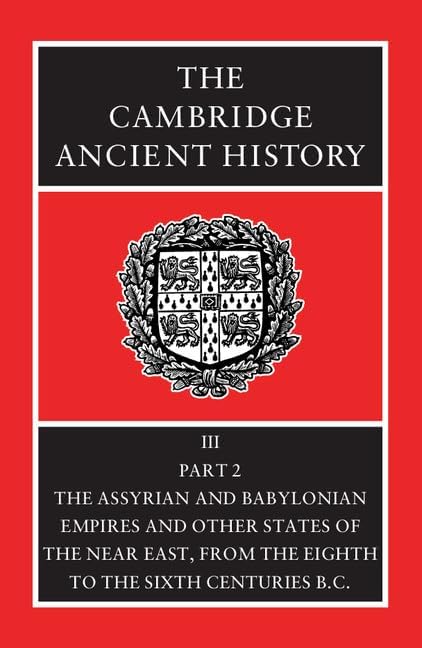Amazon.com: The Cambridge Ancient History Volume 2, Part 1: The