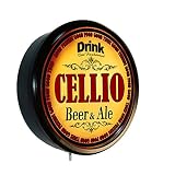 CELLIO Beer and Ale Cerveza Lighted Wall Sign