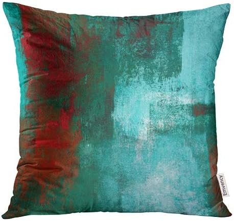Amazon Com Emvency Decorative Throw Pillow Covers Teal Black