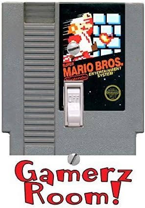 Nintendo Mario Brothers - Light switch Cover- MArio brothers- Switch Plate Cover-Wall plate cover-Gamers Room decor