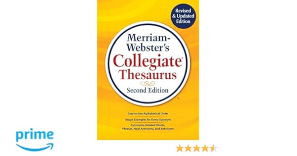 Merriam Webster S Collegiate Thesaurus Inc Merriam Webster