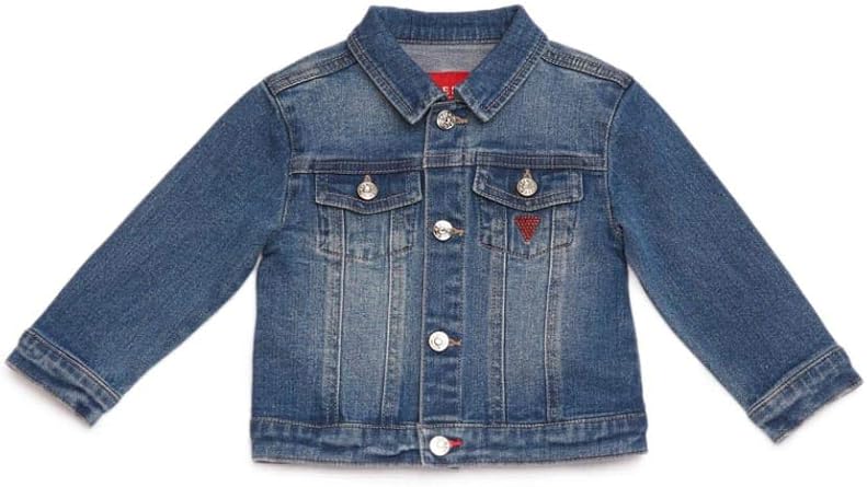 guess logo denim jacket