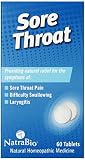 Natrabio Sore Throat Tablets, 60 Count