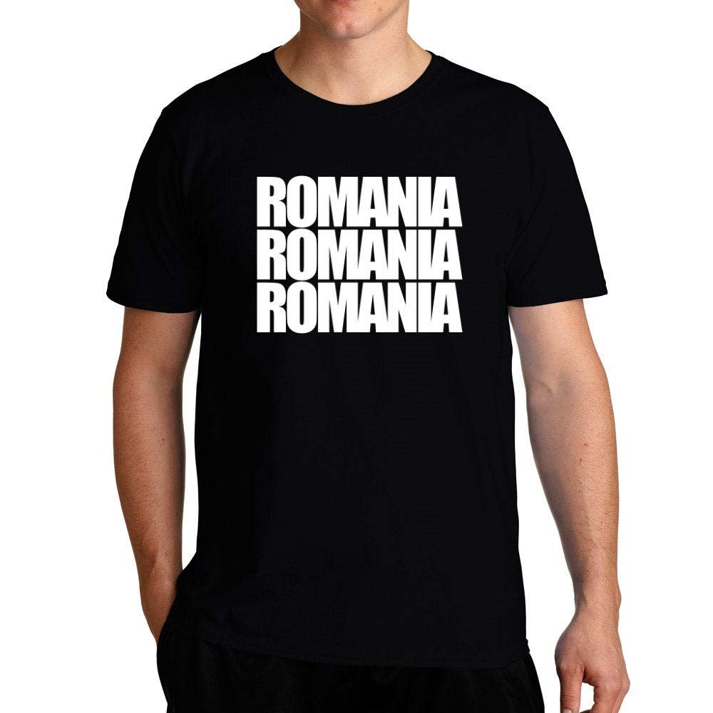 Romania Three Words T Shirt Kitilan