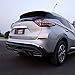 BEHAVE Chrome Rear Trunk Lid Tailgate Door Cover Trim, Molding Trim Molding Cover fit for Nissan Murano 2015 2016 2017 2018,Pack of 1 Piece of Door Trunk Lid Cover Decorate Trim Cover