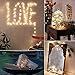 Fairy String Lights 6.5ft 20 LED Silver Copper Wire String Lights Battery Powered Starry Firefly Fairy Moon Light for DIY Dinner Party Bedroom Holiday Home Indoor Decoration (16 Pack Warm White)