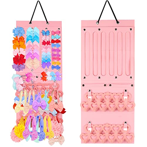 Bow Holder for Girls Hair Bows, Headband Holder Organizer for Baby Girl