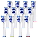  Oral B Replacement Brush Heads- Generic Deep Sweep Oral-B Electric Toothbrush Heads Compatible With Most Oralb Braun Brushes- For Innovative Cleaning- Pack of 12
