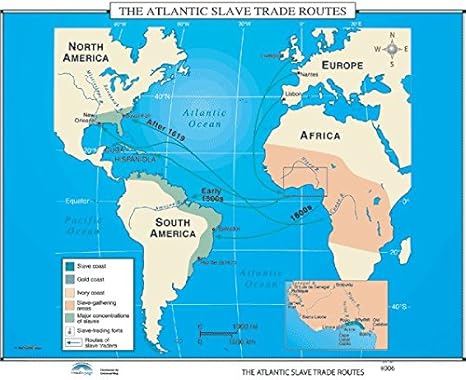 Amazon.: Universal Map 30017 006 The Atlantic Slave Trade