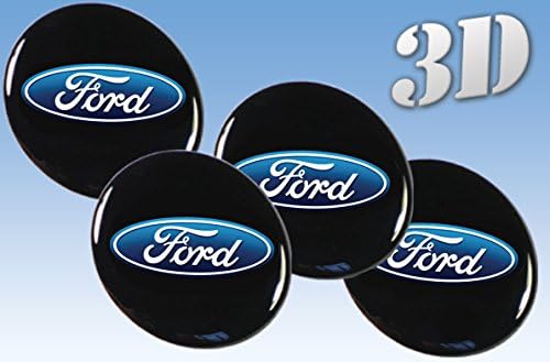 Wheel stickers Ford imitation all size Centre Cap Logo Badge Wheel Trims 3d (56mm)