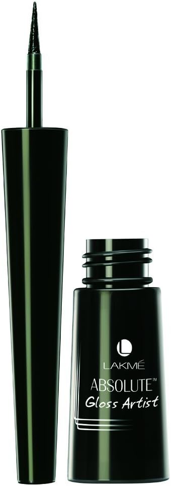 Lakme Absolute Gloss Artist Eye Liner - Black - 2.5ml - Packaging may be vary)