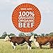 Mighty Organic 100% Grass Fed Meat Sticks, Keto Snacks, Original, 0.75oz (Pack of 24)
