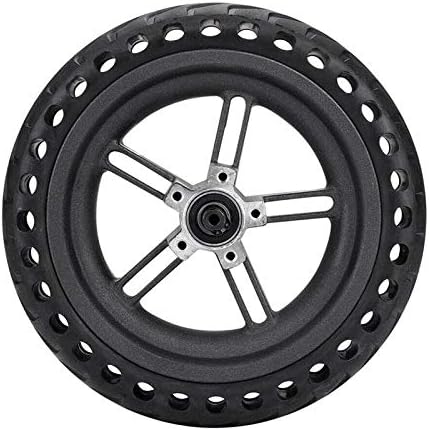 8.5 Inch Damping Solid Tyres Hollow Non-Pneumatic Wheel Hub And Explosion-Proof Tire Set For Xiaomi Mijia M365 Electric Scooter (Black)