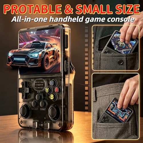 2026 New Portable Game Console – Retro Handheld Game Console with 22,000+ Classic Games, 3.5-Inch IPS Screen, Perfect for Home and Travel