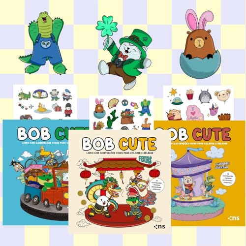 Kit BOB CUTE - FÉRIAS + PARQUE DE DIVERSÃO + FESTAS