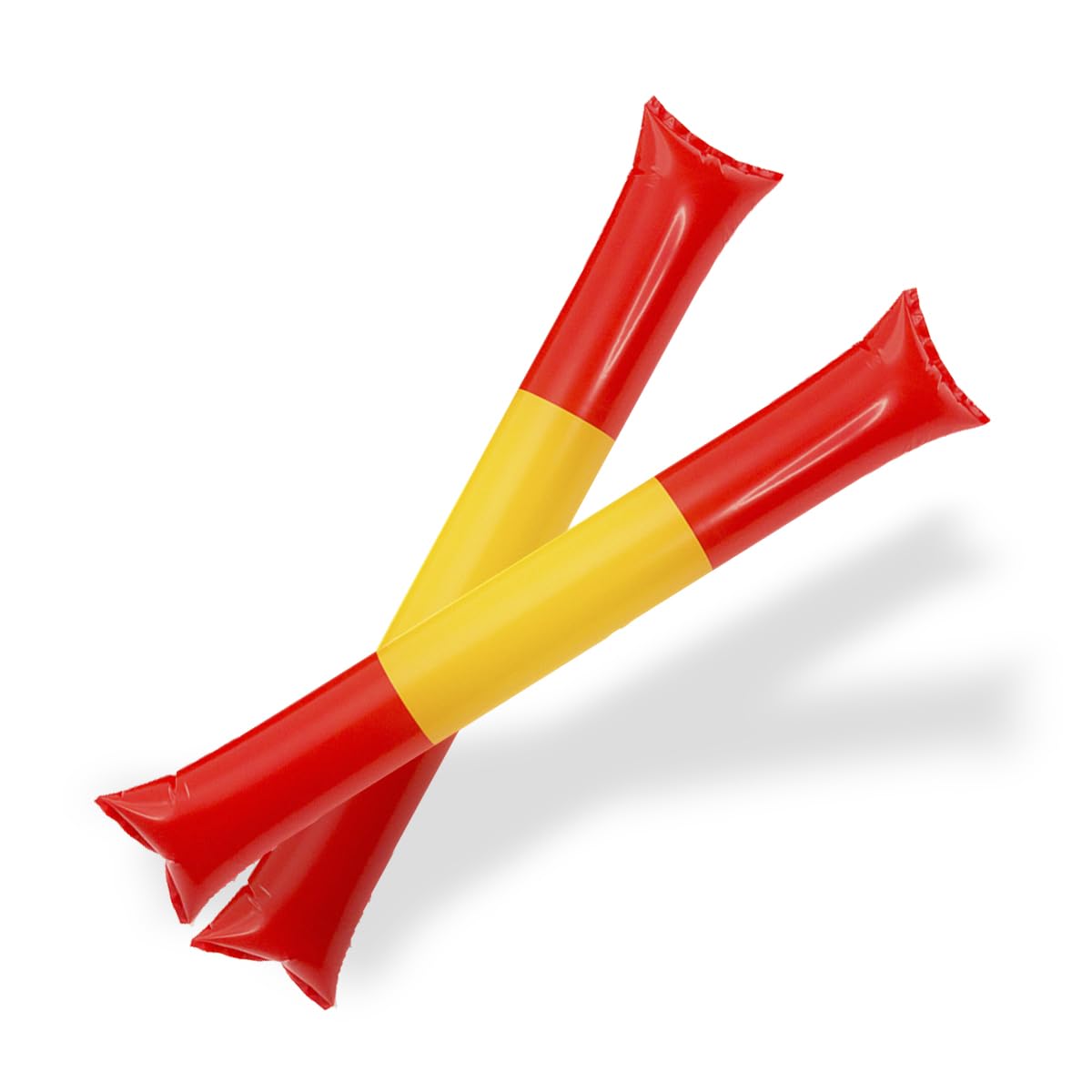 FUN FAN LINE - Pack of Reusable Inflatable Clapping Sticks | Loud Thunder Sticks for Parties Football and Events | Sports and Celebrations Party Favors (Portugal x25) (Spain, 5)