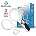 Magnifying Glass Set With LED Light - Durable, Firm Grip, Premium Large Handheld Handle - High Power, Magnifier Set x2.5, x5 and x16 Magnification Power- Best For Reading, Sewing, Jewelry and Travel