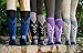 C4 Equestrian Horse Riding & Tall Boot Over the Calf Knee High Socks for Women (Navy)