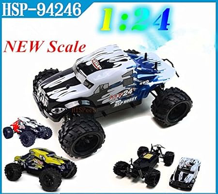Amazon ファスト送料無料hsp Rcカー1 24日スケールrc電動モンスタートラックミニ2 4gラジオコントロール ラジコン ドローン 通販