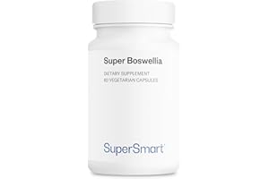 Supersmart Super Boswellia Extract 100mg per Day (Patented & High Strength) - ApresFlex Boswellia Serrata Supplement - 20% AKBA | Non-GMO & Gluten Free - 60 Vegan Capsules