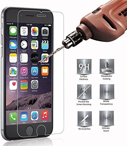iPhone 7 Screen Protector, iSmarTech 9H Tempered Glass Screen Protector For Apple iPhone 7, Ultra-Thin Anti-Scratch Explosion-proof Tempered Glass Screen Protector Film (2-Pack)(iPhone 7 4.7'')