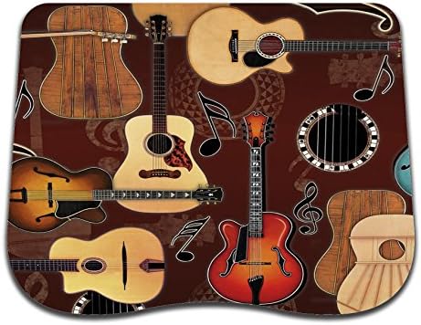 Gaming Mouse Pad Custom, Enjoying Guitar Bringing Wonderful Music Mouse Pads for Computers Laptop Office -Durable & Comfortable Non-Slip Rubber Mouse Mat Mousepad