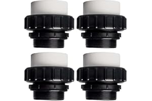 2-Pack 2-Inch MIP x 2-Inch PVC Adapter Union, for Pentair for WHISPERFLO, and for INTELLIFLO, Pool Pumps, Hand-Tightened Hi-T