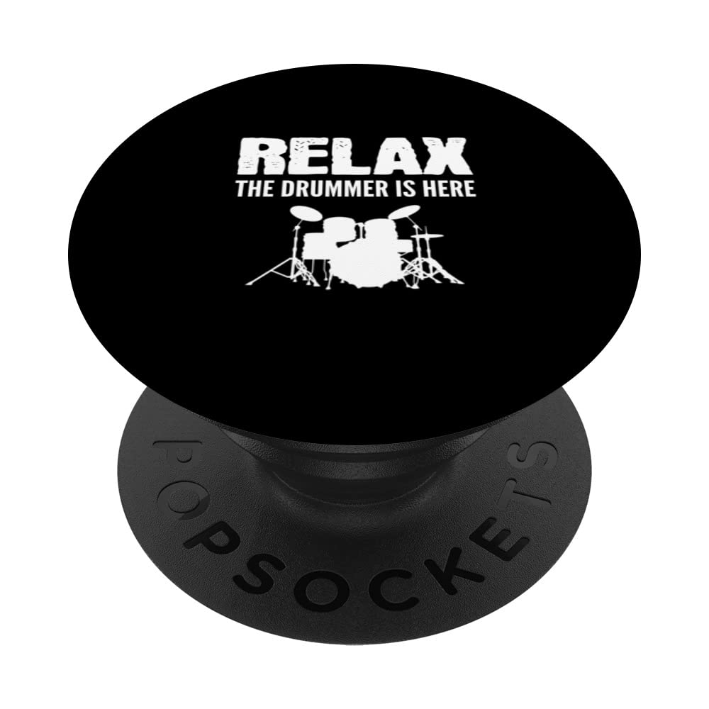 Drummer is Here Band Member PopSockets Swappable PopGrip