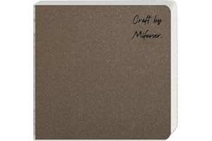 Square 10x10cm 300gsm Portable Watercolor Paper Pad Journal 60pgs (30 Sheets Front Back 2 Textures) Travel Size for Calligrap