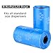 Poop Bag Degradable Dog Waste Bags Unscented Leak-Proof Pet Waste Bag,8 Rolls/120 Count.Blue