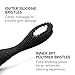 FOREO ISSA play Silicone Electric Toothbrush, Cool Black