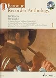 Baroque Recorder Anthology Volume 1 +CD (30 pièces) --- Flûte à bec soprano / Piano (ou Guitare) by 