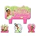 amscan Candle Set | Disney Tiana Enchanted Collection | Birthday,Pink/Green,4 Pieces